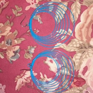 🌺BLUE PIERCED Earrings